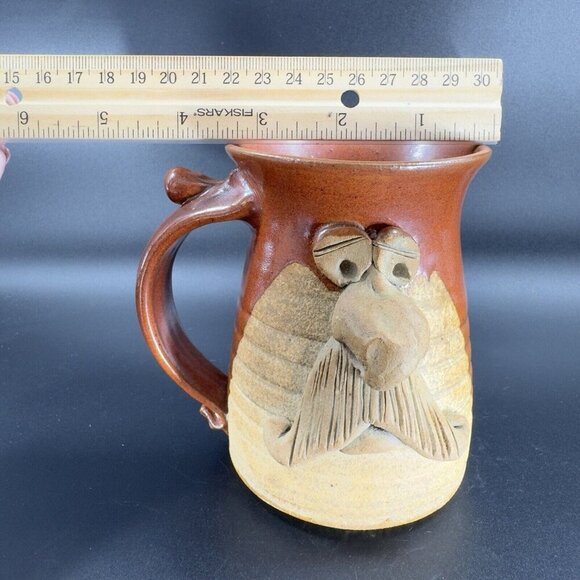 Wagner Stoneware Pottery Village Potter Coffee Mug Cup Face Anthropomorphic Mug - Picture 4 of 16